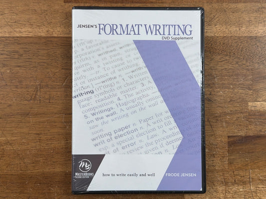 Jensen's Format Writing DVD Supplement - Frode Jensen