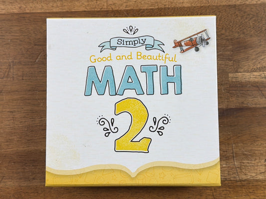 Good and Beautiful Math 2 Curriculum Set with Manipulatives