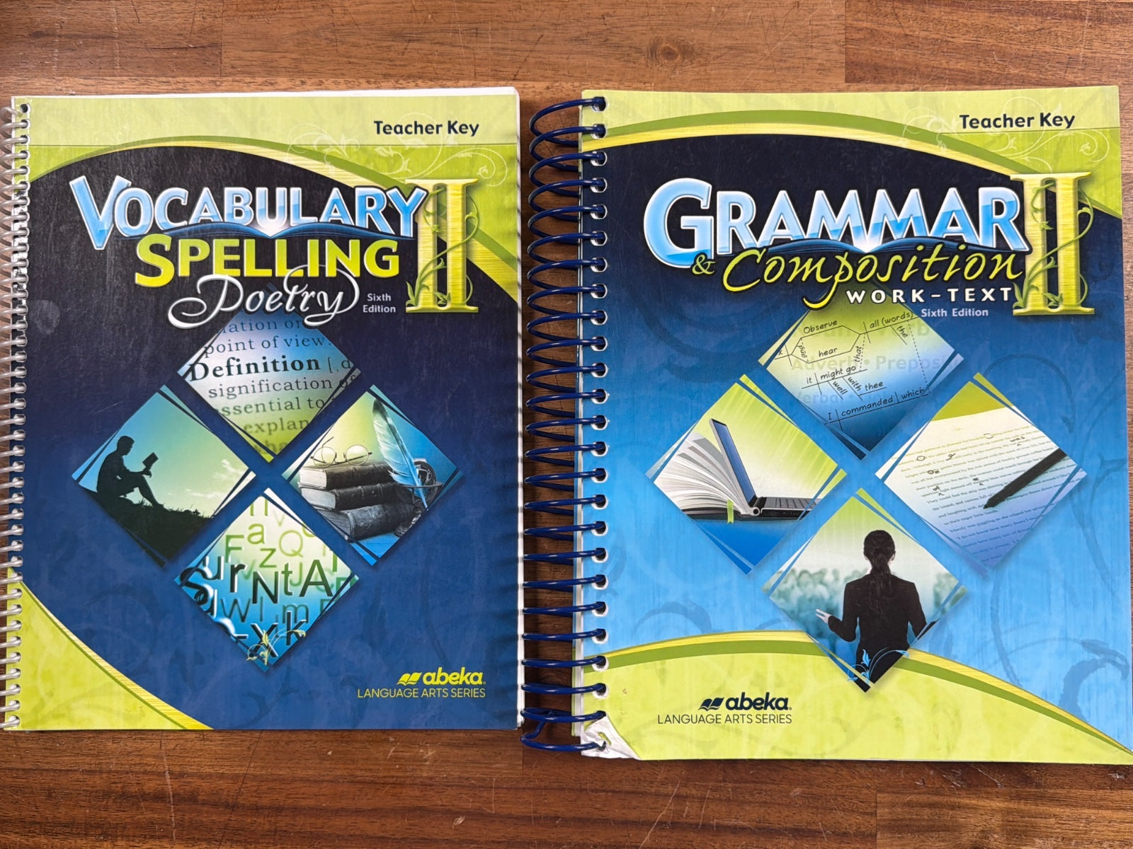 Abeka Vocabulary Spelling Poetry II & Grammar II Teacher Keys