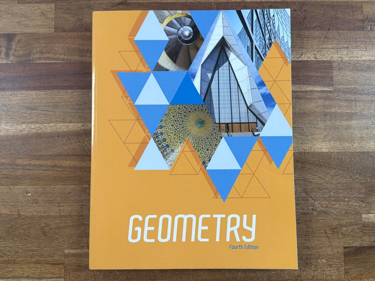 BJU Press Geometry Student Text Fourth Edition — front cover