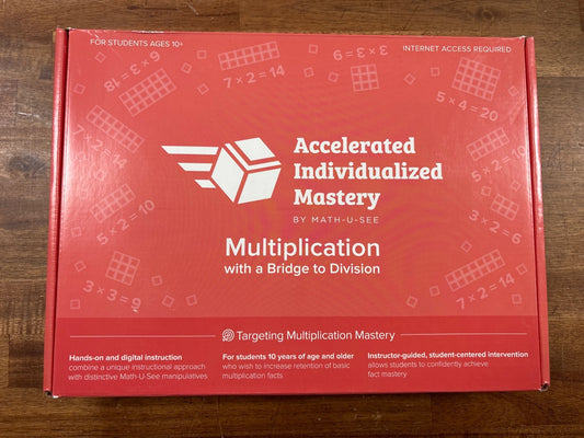 Math-U-See AIM Multiplication Bridge to Division Kit — front cover