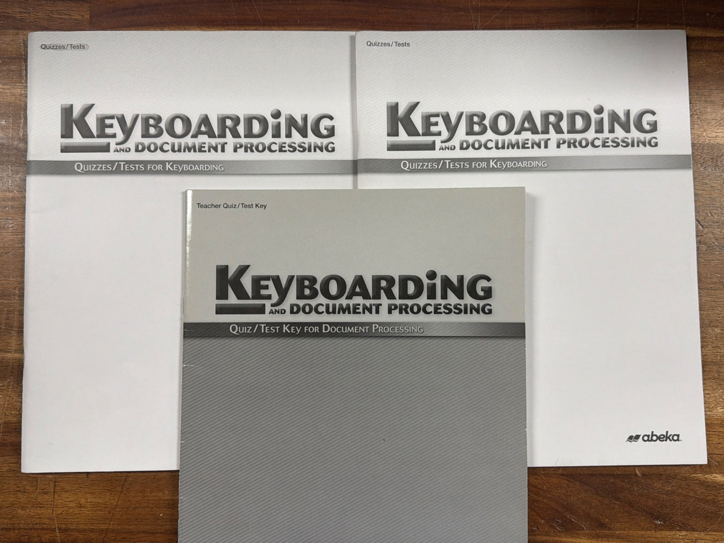 Abeka Keyboarding and Document Processing Quizzes/Tests Key
