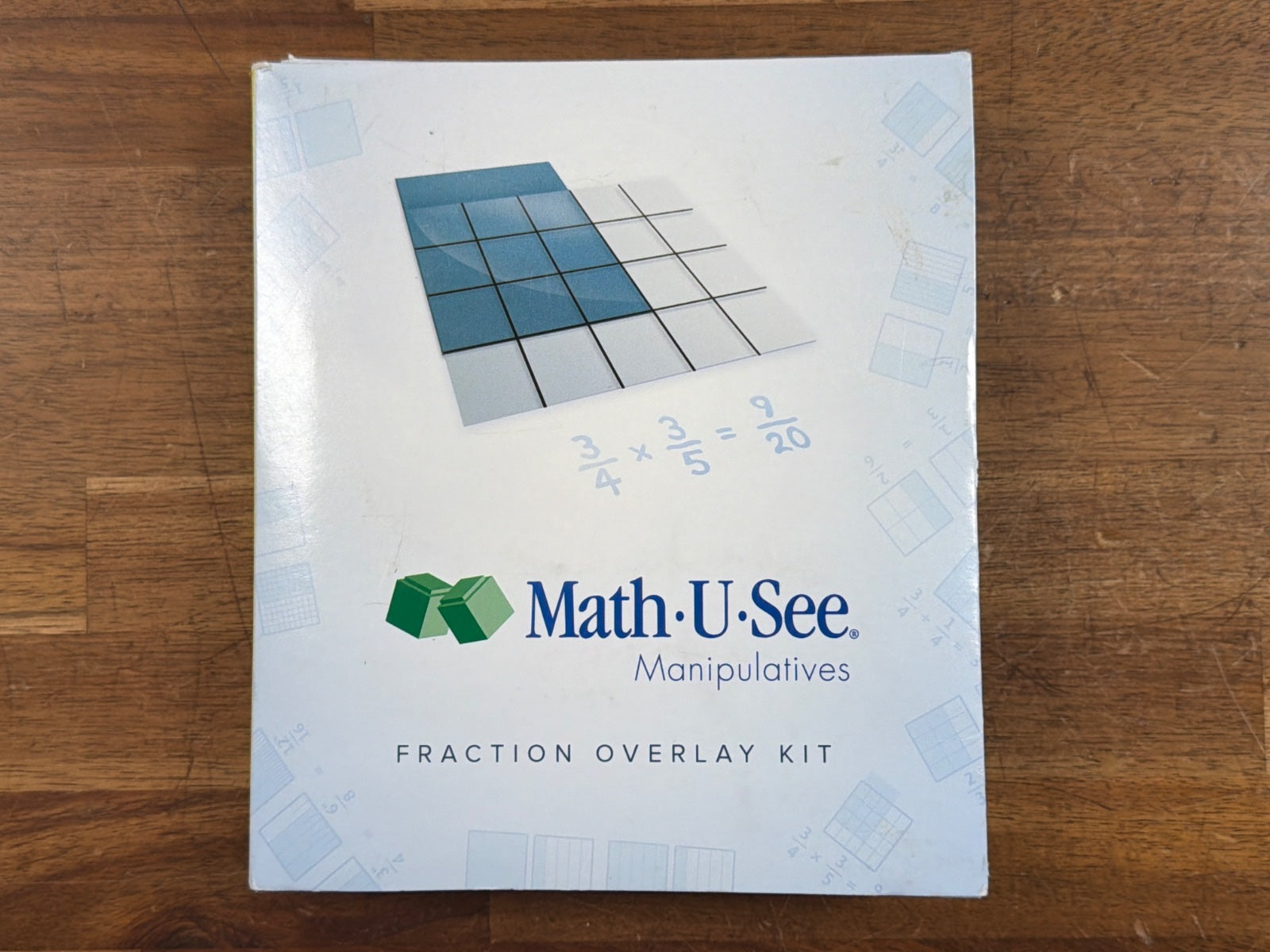 Math-U-See Fraction Overlay Kit Manipulatives
