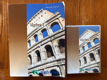 Math-U-See Algebra 1 Instruction Manual & DVD Set