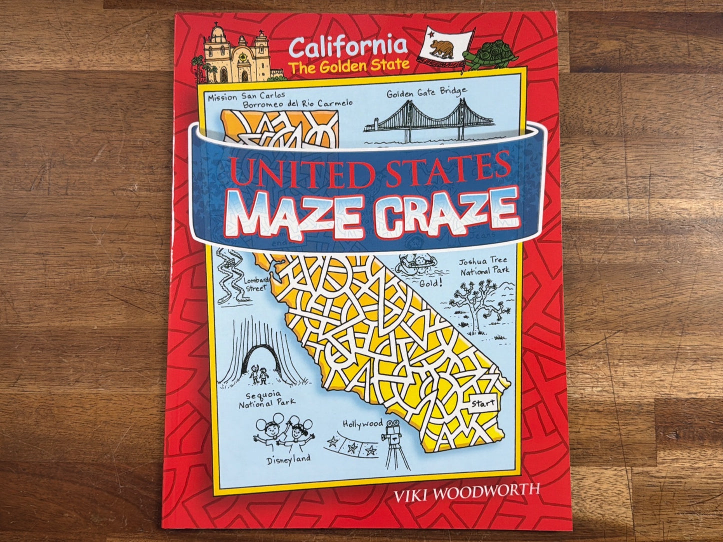 United States Maze Craze: California the Golden State Puzzle Book