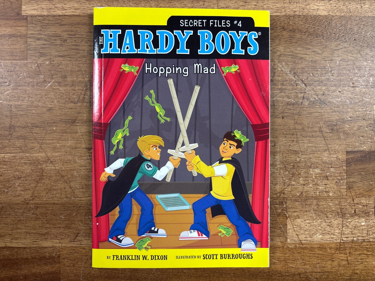 Hardy Boys Secret Files #4 Hopping Mad by Franklin Dixon — front cover