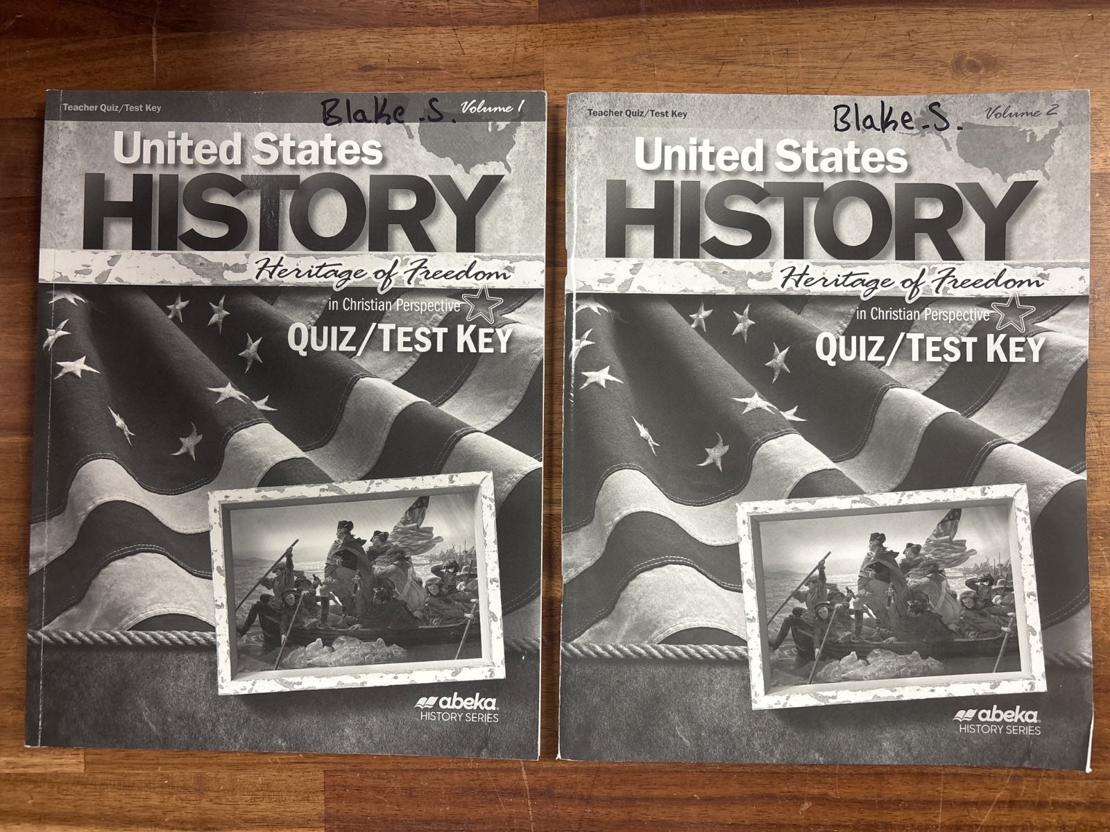 Abeka United States History Quiz/Test Key Vol 1 & 2