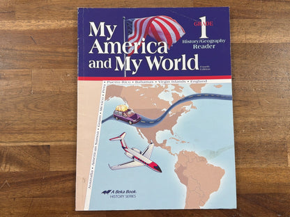 Abeka My America and My World Grade 1 History Reader 4th Ed