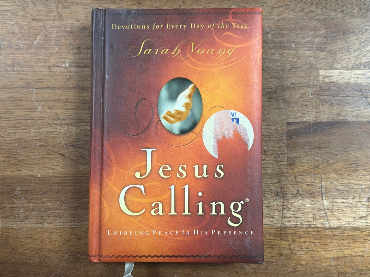 Jesus Calling by Sarah Young Devotional Hardcover — Good — Clean, no writing. Cover shows some shelf wear at edges and corners.