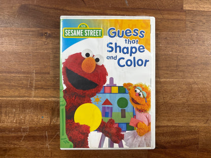 Sesame Street Guess That Shape and Color DVD