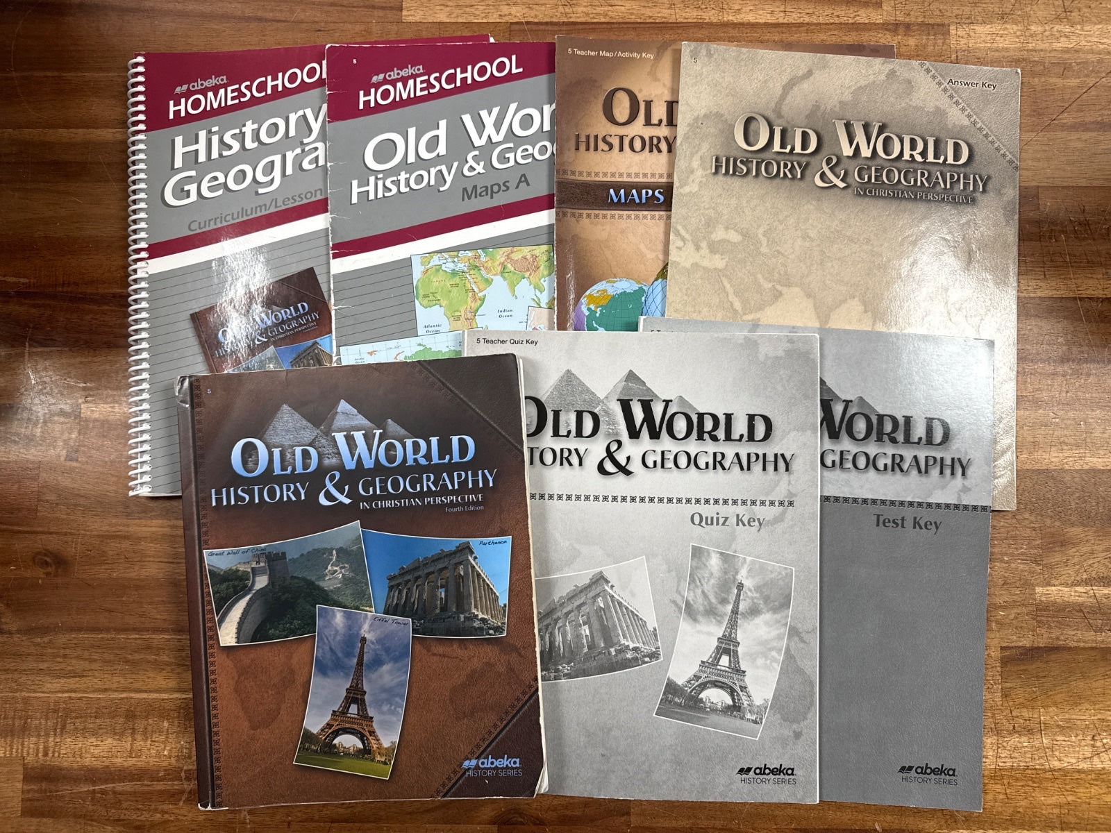 Abeka Old World History & Geography Grade 5 4th Ed Curriculum Set