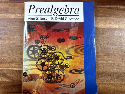 Prealgebra by Tussy & Gustafson Student Textbook — front cover