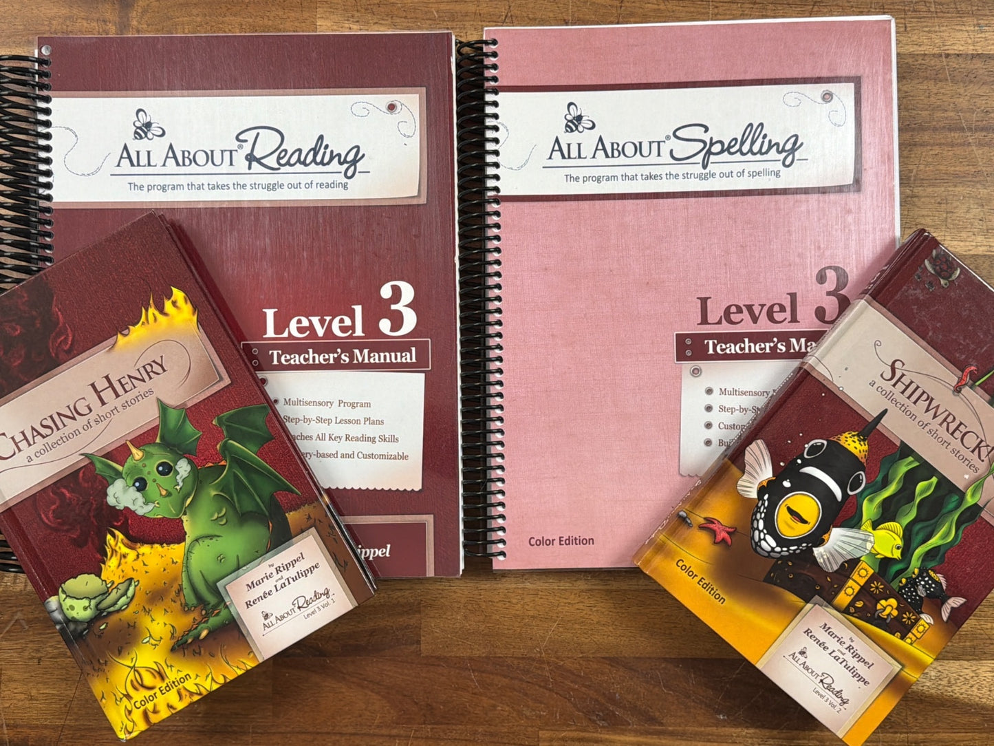 All About Reading & Spelling Level 3 Teacher Manuals Set