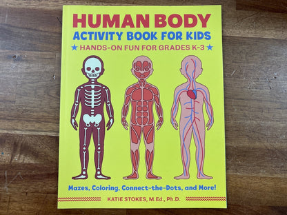 Human Body Activity Book for Kids Grades K-3 by Katie Stokes — front cover