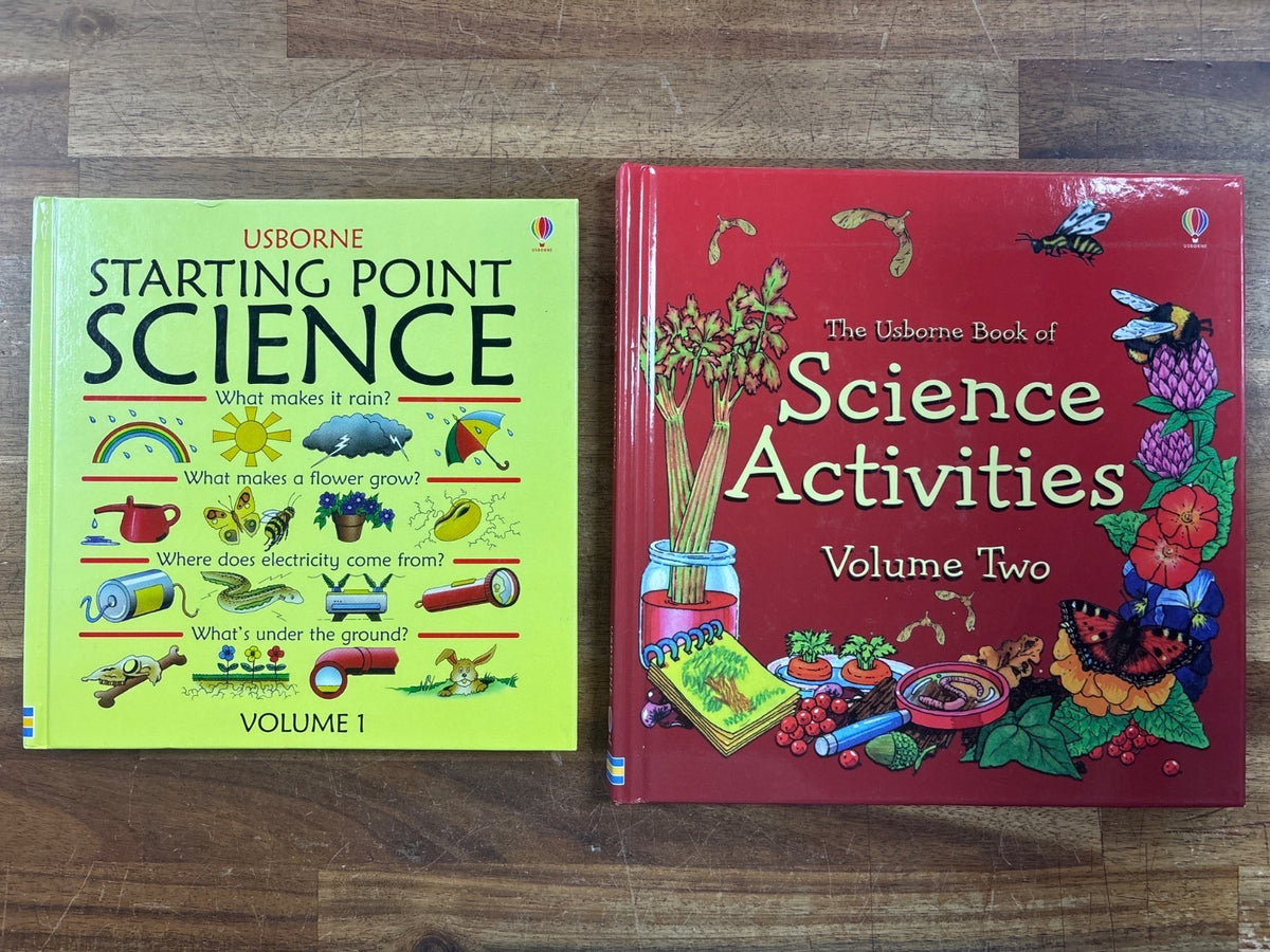 Usborne Starting Point Science & Activities Vol 1 & 2 Set