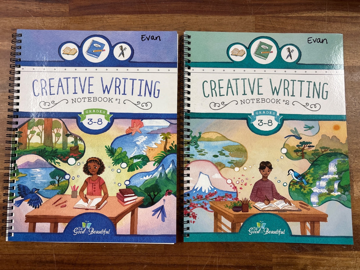 Good and Beautiful Creative Writing Notebooks #1 & #2 Set — front cover
