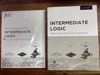 Canon Press Intermediate Logic Teacher Edition & Test Packet