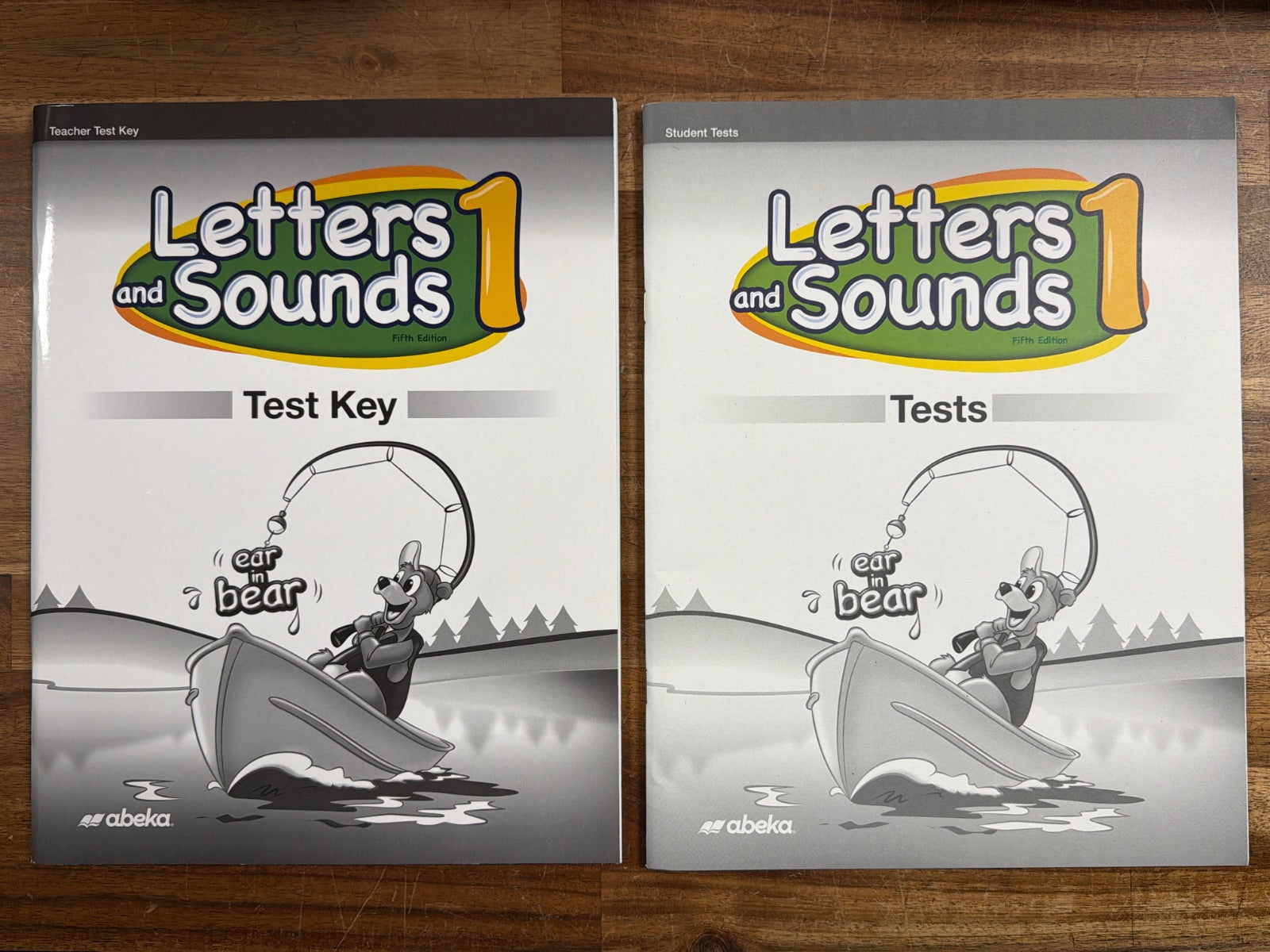 Abeka Letters and Sounds 1 Test Key & Tests Fifth Edition — front cover
