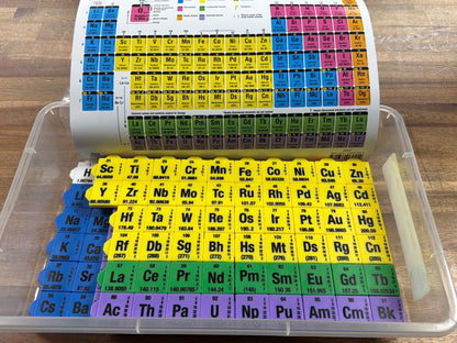 hand2mind Periodic Table Connecting Tiles Manipulatives