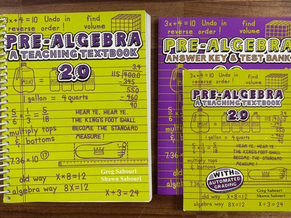 Teaching Textbooks Pre-Algebra 2.0 Set