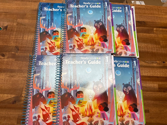 ReadyGEN Grade 1 Teacher's Guide Units 1-6 Complete Set