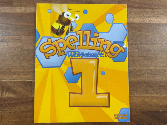 BJU Press Spelling 1 Worktext Second Edition
