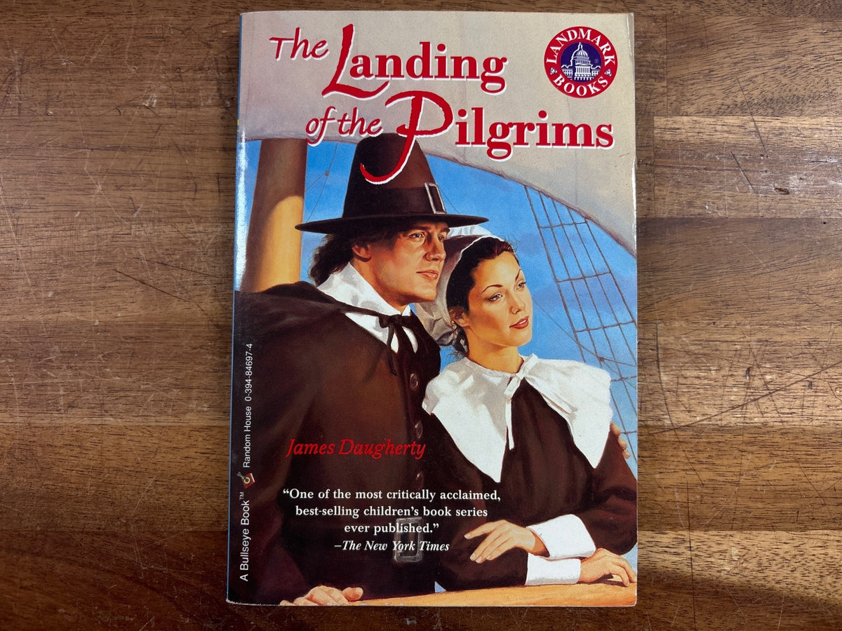 Landmark Books the Landing of the Pilgrims by James Daugherty — front cover
