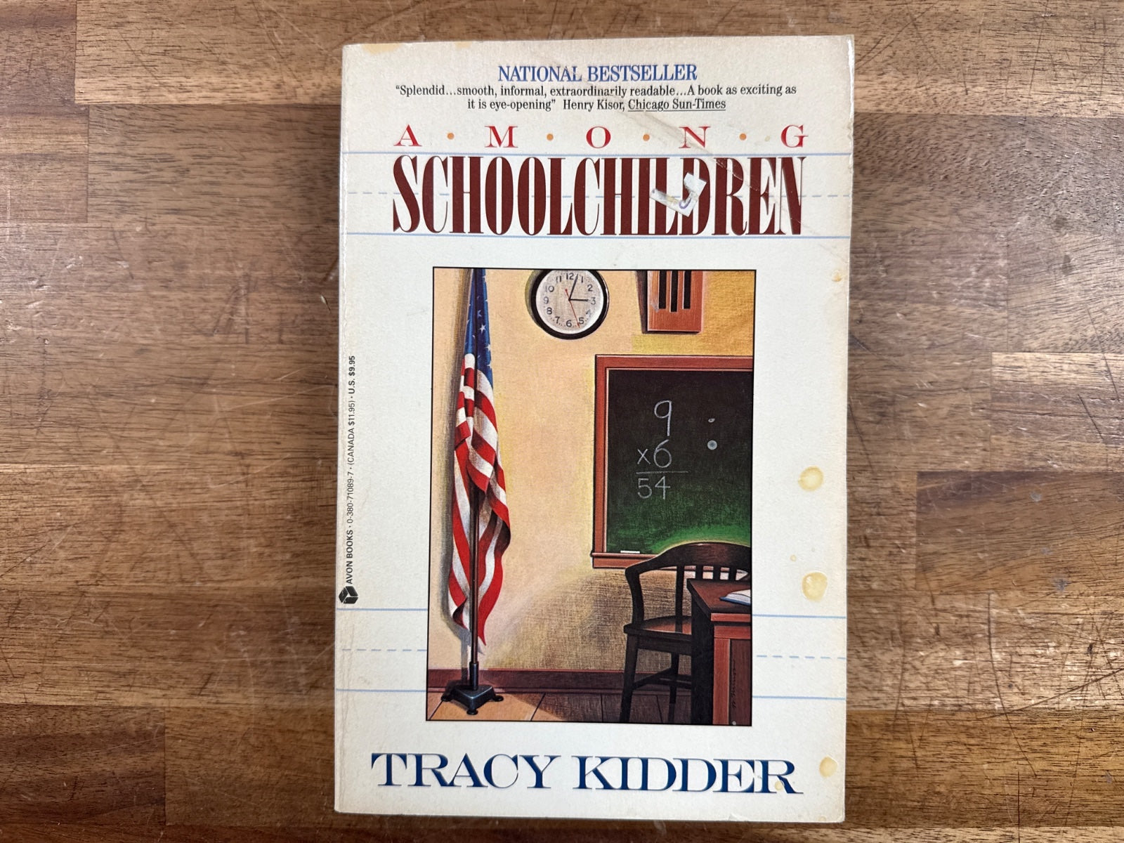 Among Schoolchildren by Tracy Kidder Paperback Edition — front cover