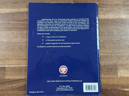 Understanding the U.S. Constitution Social Studies Activity Book
