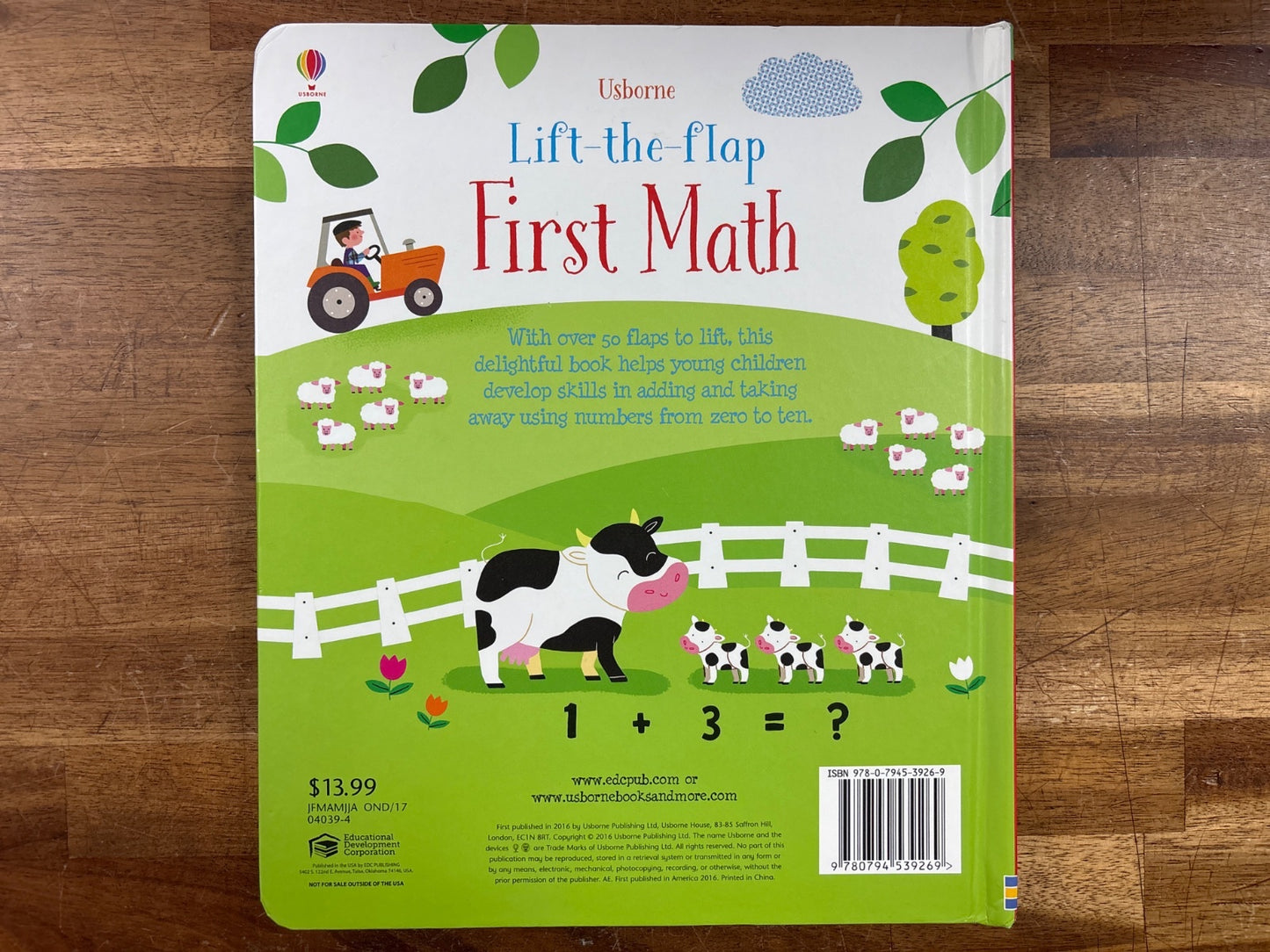 Usborne Lift-the-Flap First Math Board Book