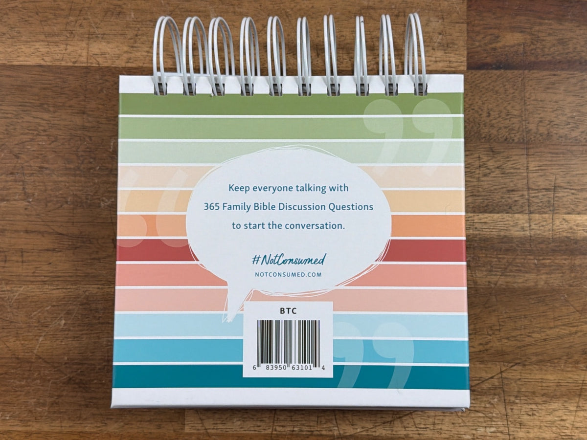 Bible Talk: 365 Family Bible Discussion Questions Flip Book — photo 2 of 3