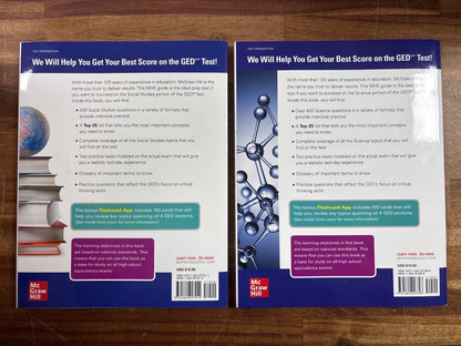 McGraw-Hill GED Test Workbooks: Social Studies & Science 3rd Ed