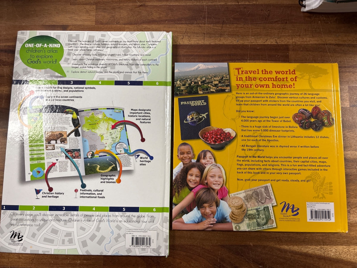 Children's Atlas of God's World & Passport to the World Set — photo 2 of 2
