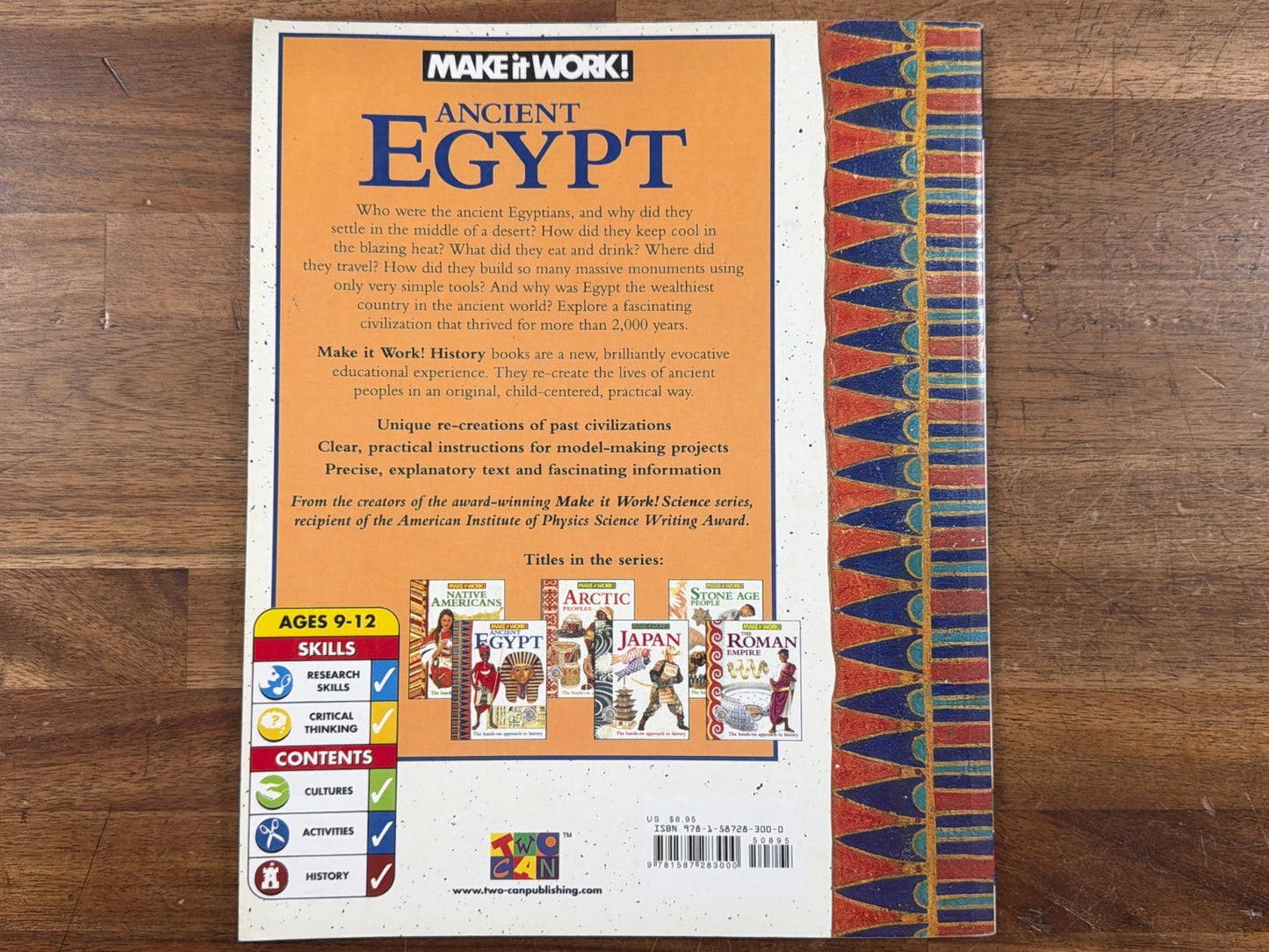 Make It Work! Ancient Egypt Hands-on History Book