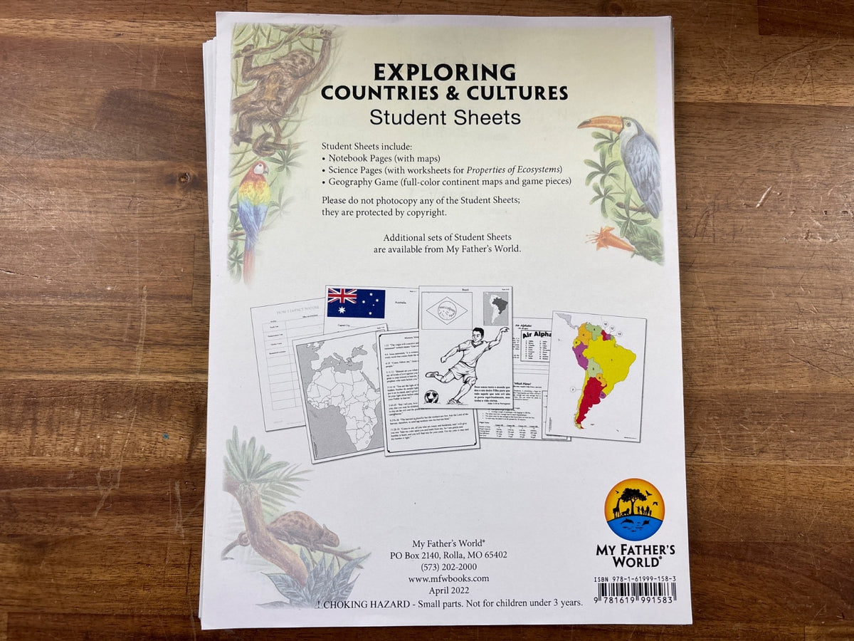 MFW Exploring Countries & Cultures Geography Notebook