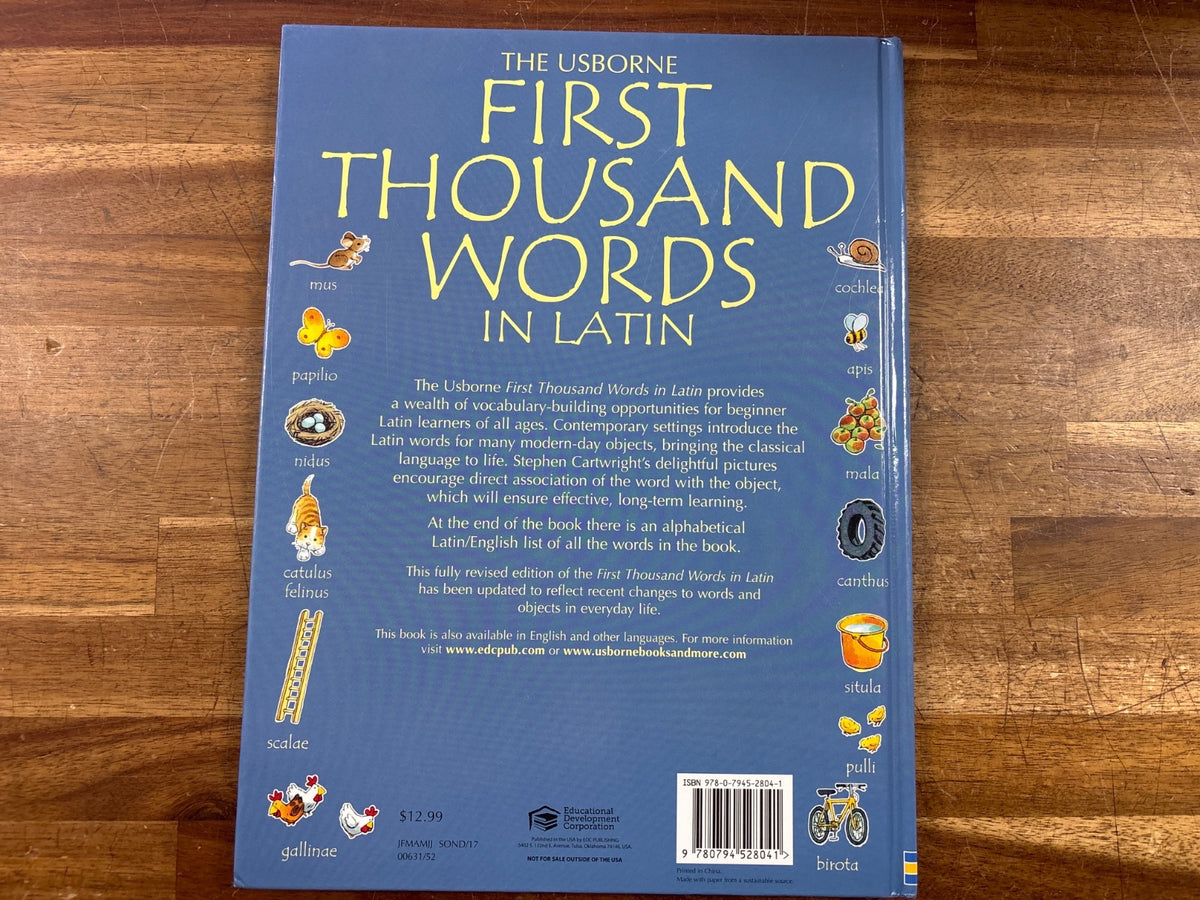 Usborne First Thousand Words in Latin by Amery & Cartwright — photo 2 of 2