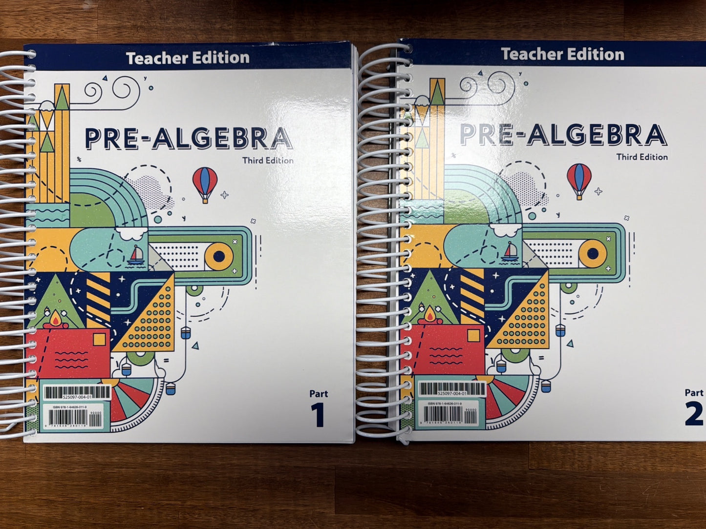 BJU Pre-Algebra 3rd Edition 5-Piece SET
