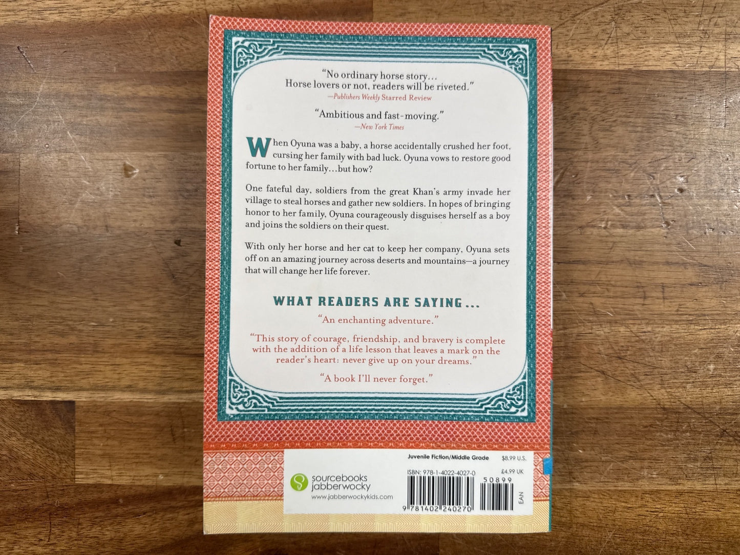 I Rode a Horse of Milk White Jade by Diane Lee Wilson