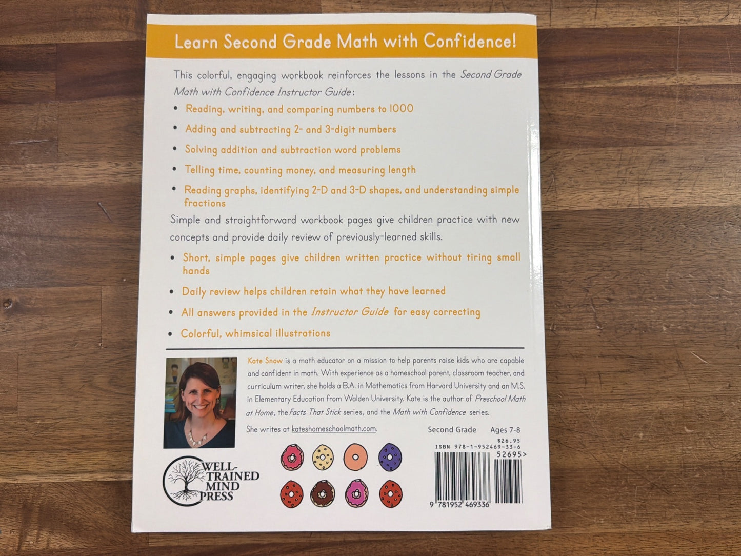 Math with Confidence Second Grade Student Workbook Kate Snow