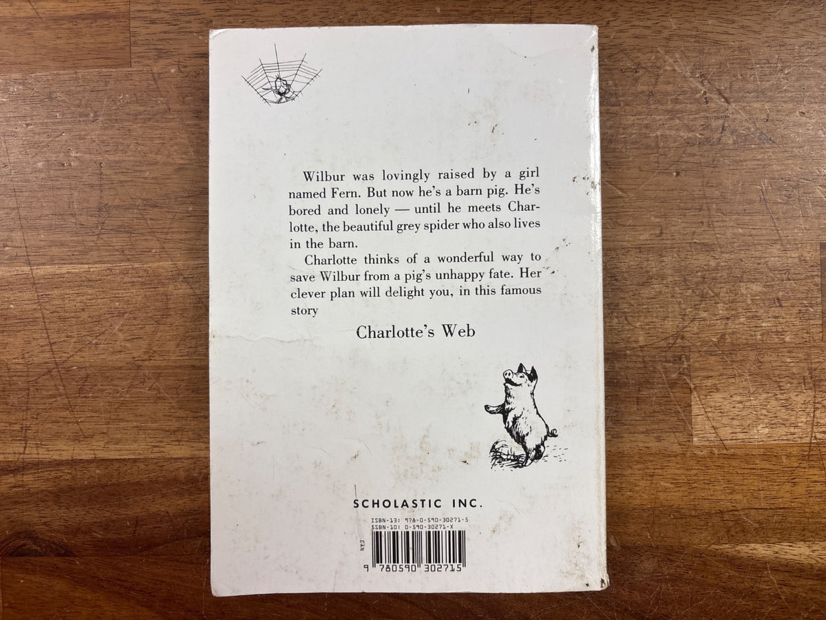 Charlotte's Web by E.B. White - Scholastic Paperback Edition — photo 2 of 2