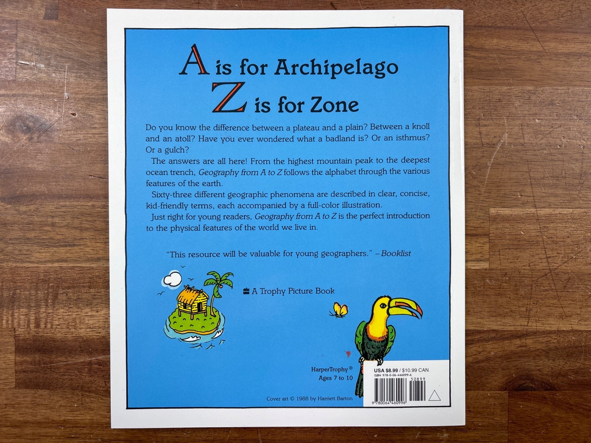 Geography From a to Z: a Picture Glossary by Jack Knowlton — Good