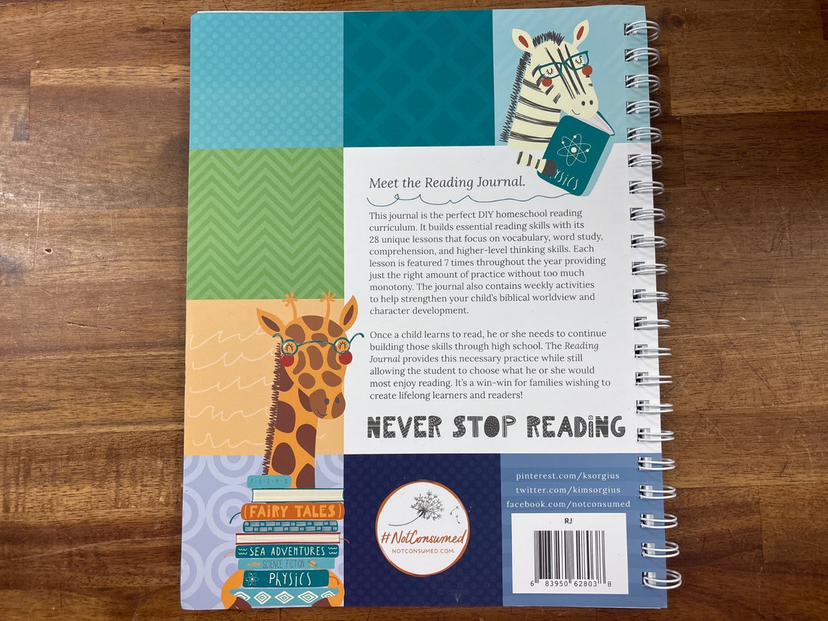 Not Consumed Reading Journal - Complete Curriculum Gr 2-5 — photo 2 of 2