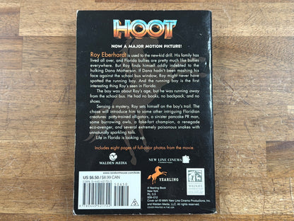 Hoot by Carl Hiaasen Yearling Paperback Novel