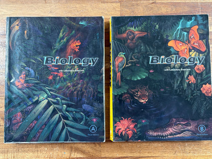 BJU Biology 3rd Edition LOT of 5 Curriculum Bundle