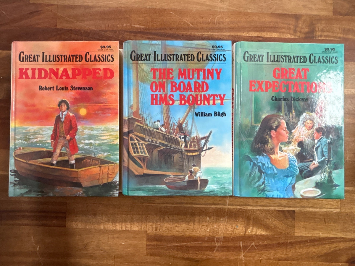 Great Illustrated Classics 8-Book Lot Dickens Dumas Cooper — photo 2 of 7