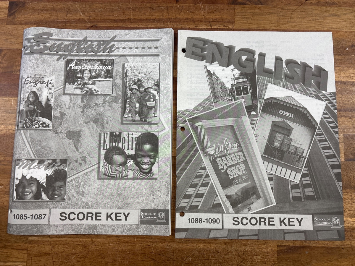 School of Tomorrow English PACEs 1086-1096 Set — photo 8 of 11