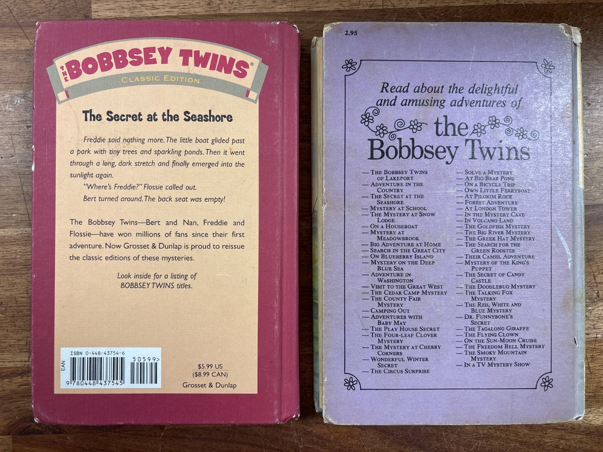 Bobbsey Twins #3 the Secret at the Seashore, 2 Editions