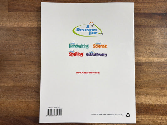 A Reason for Spelling Level A Student Worktext (Like New)