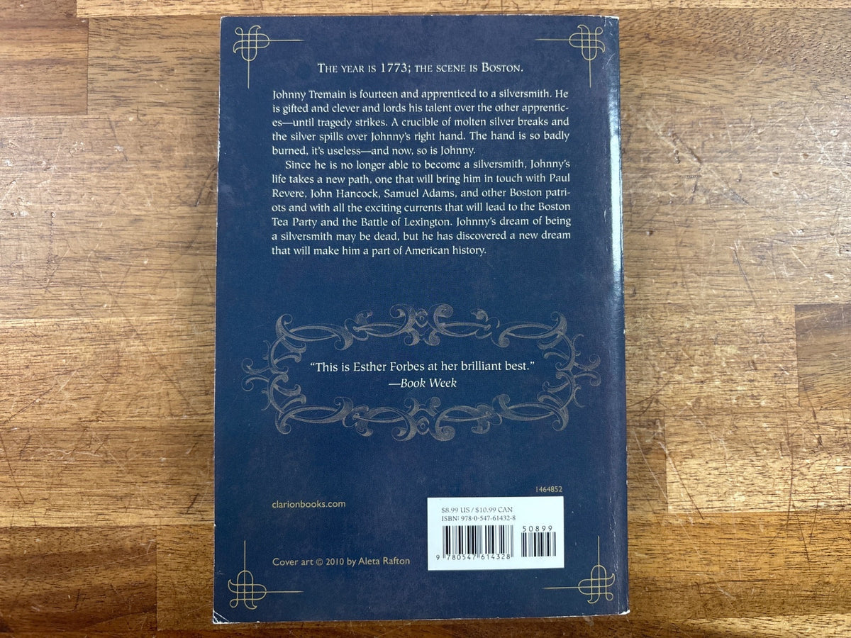 Johnny Tremain by Esther Forbes - Story of Brooklyn in Revolt — Good