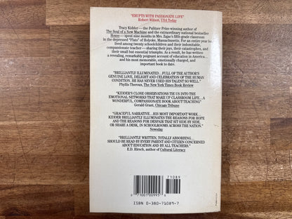 Among Schoolchildren by Tracy Kidder Paperback Edition — photo 2 of 2